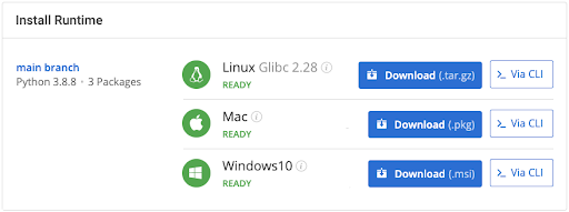 Install Runtime