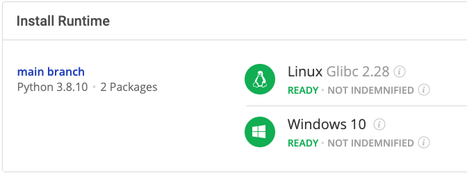 Install Runtime