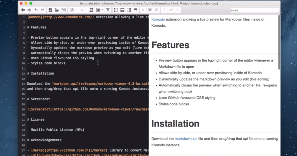 Komodo - Your New Markdown Editor