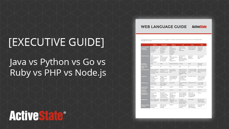 web languages guide