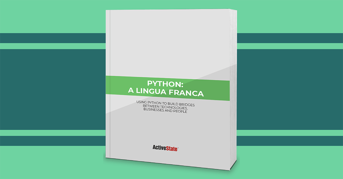 White Paper - Python - A Lingua Franca