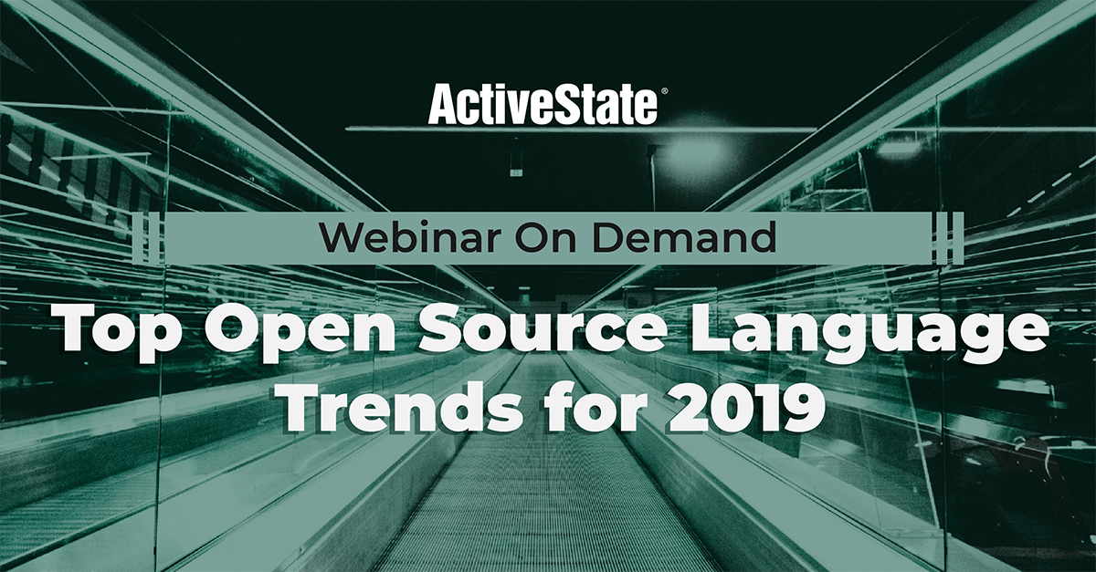 Webinar: Top Open Source Language Trends for 2019