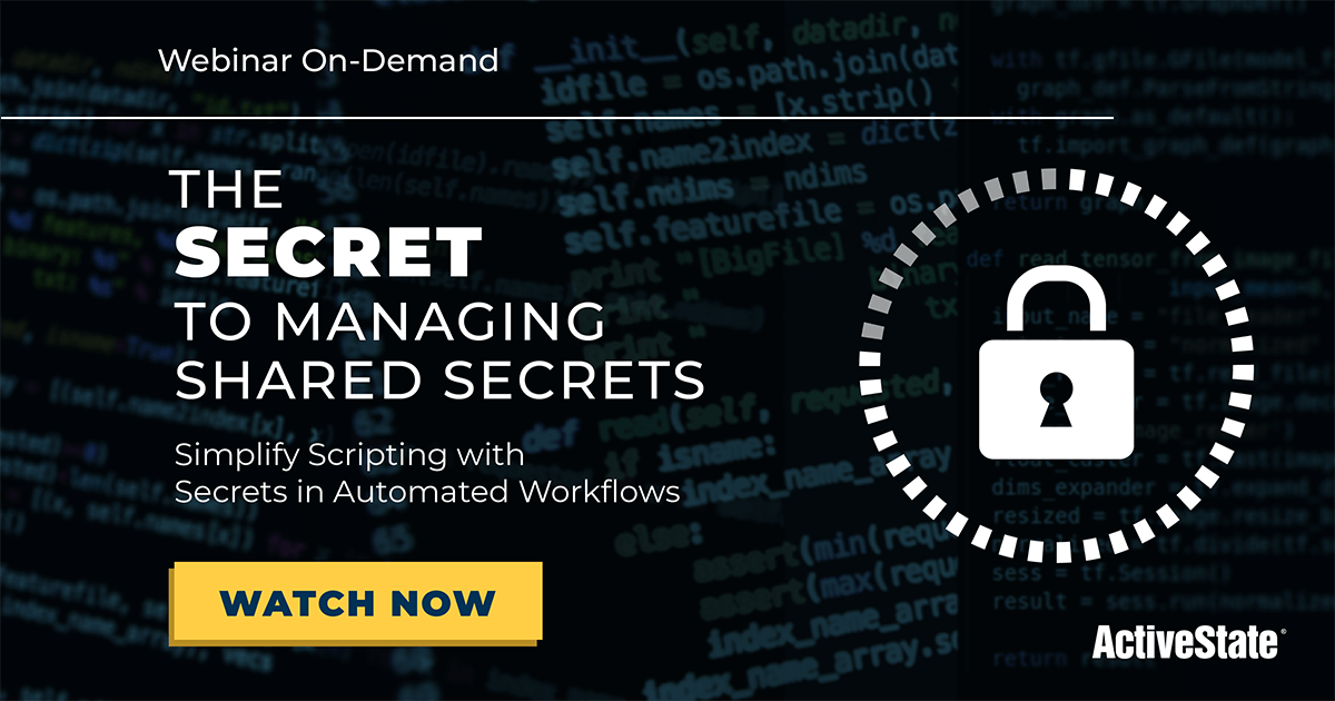 The Secret to Managing Shared Secrets - State Tool Webinar