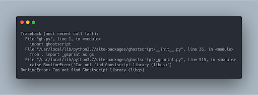 Using Python to Convert PDFs to Images (Pre-built Runtime)
