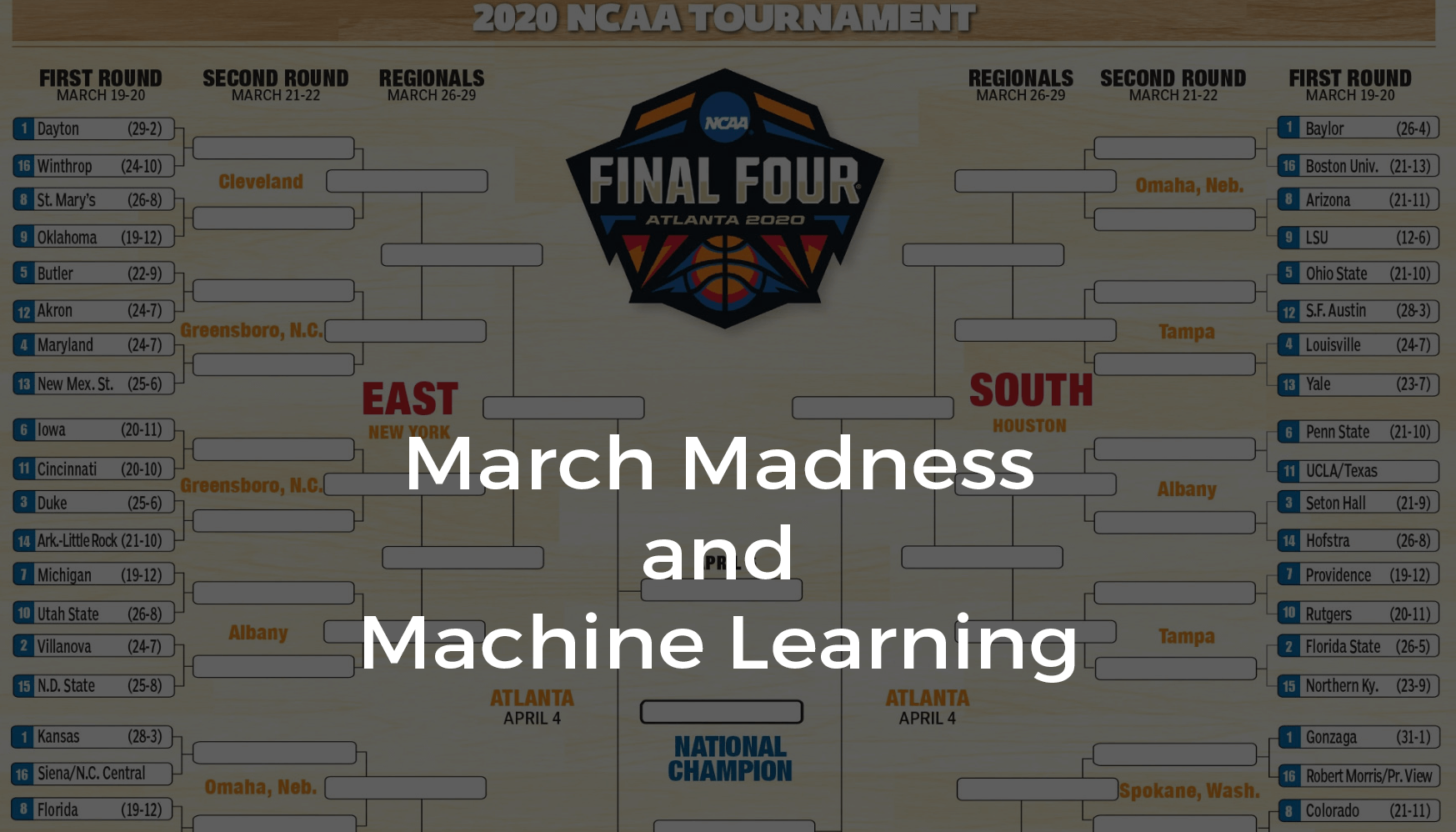 March Madness and Machine Learning