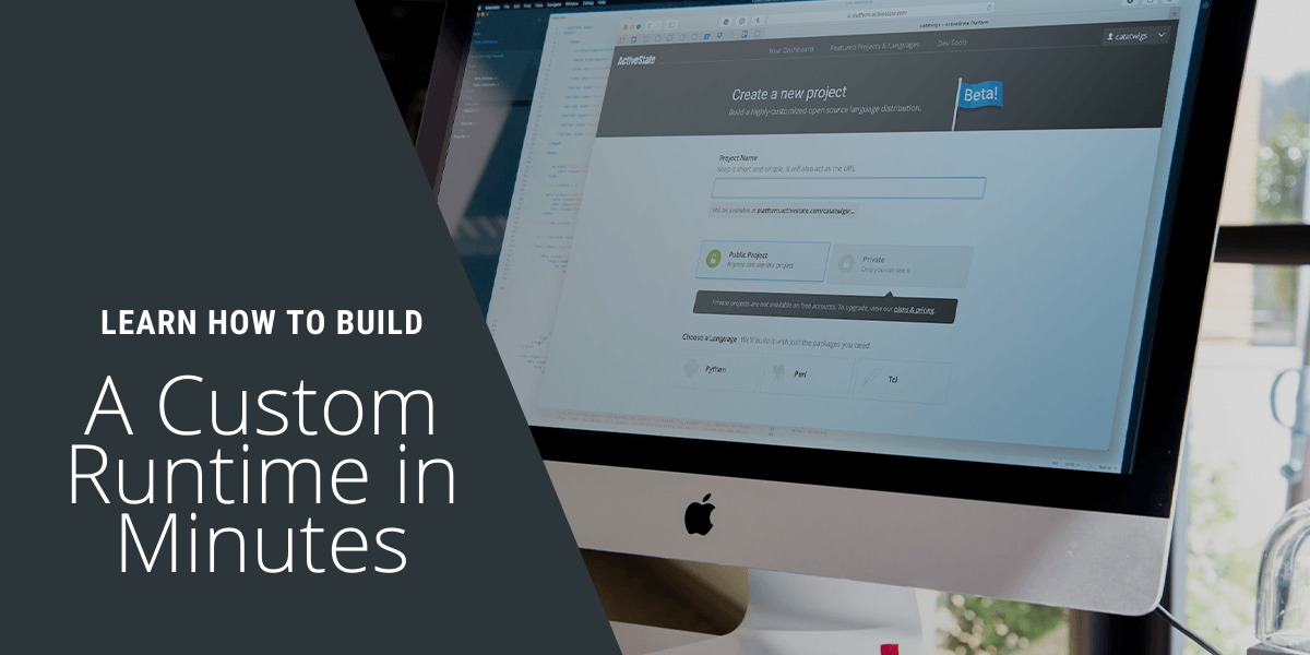 Custom runtime in minutes