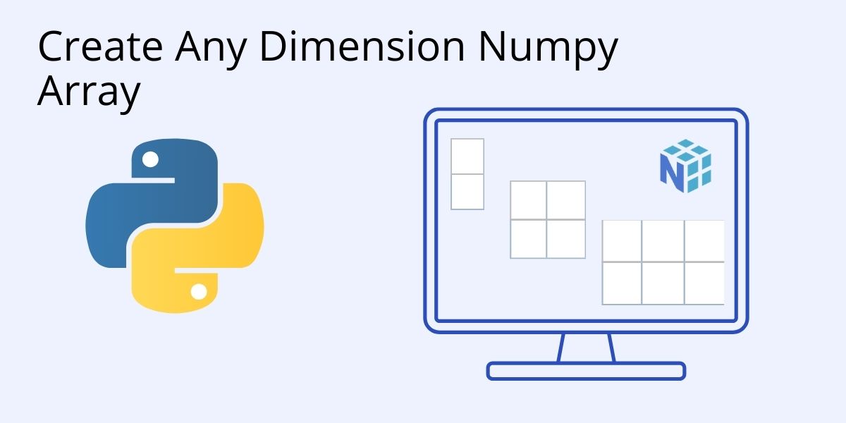 How to build a numpy array