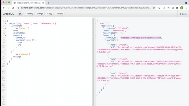 build graph api screenshot