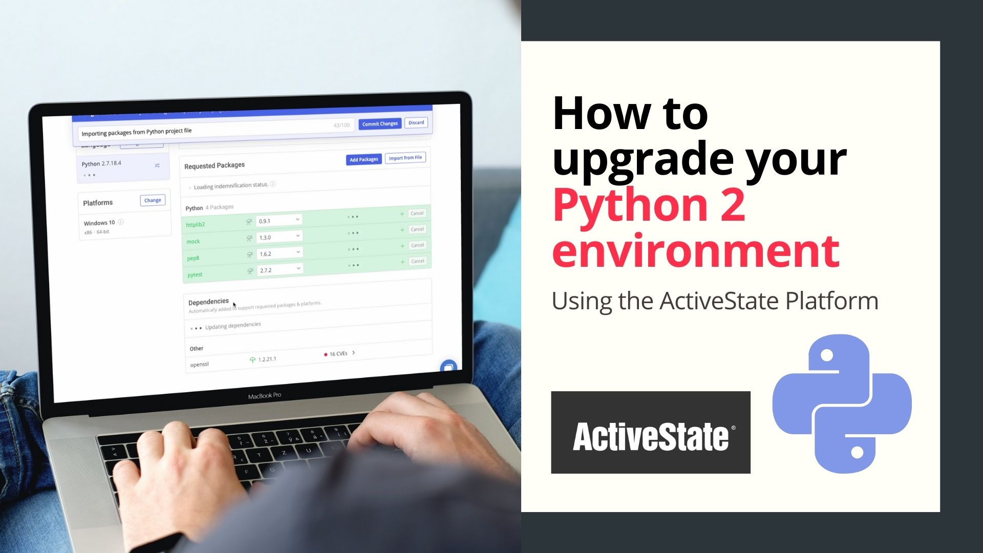 How to upgrade your Python 2 environment using the ActiveState Platform