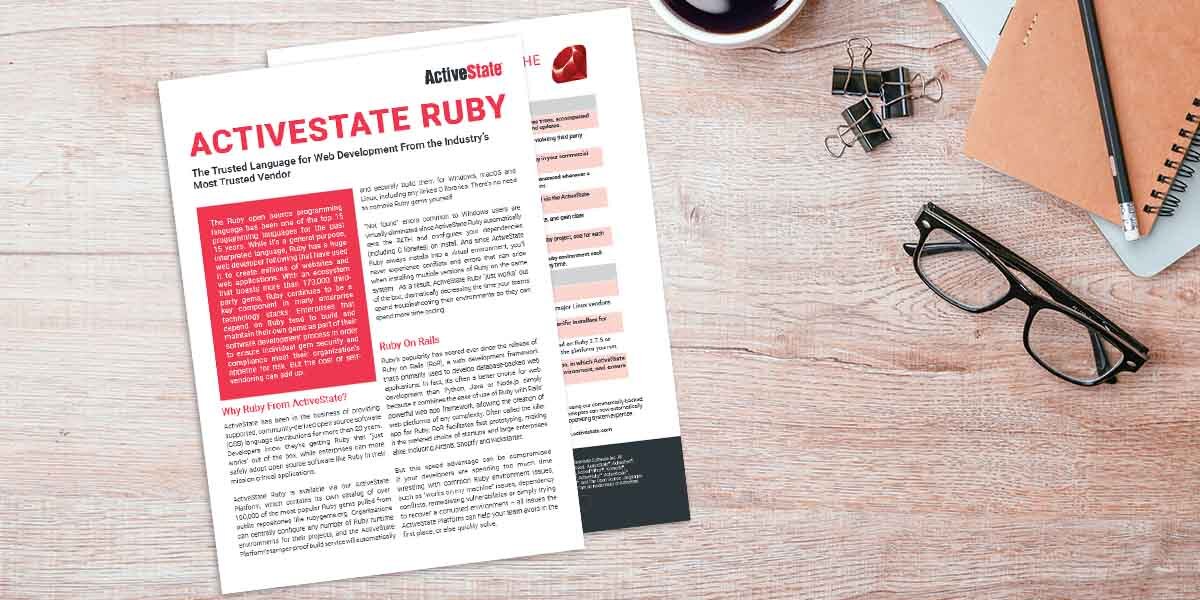Ruby from activestate