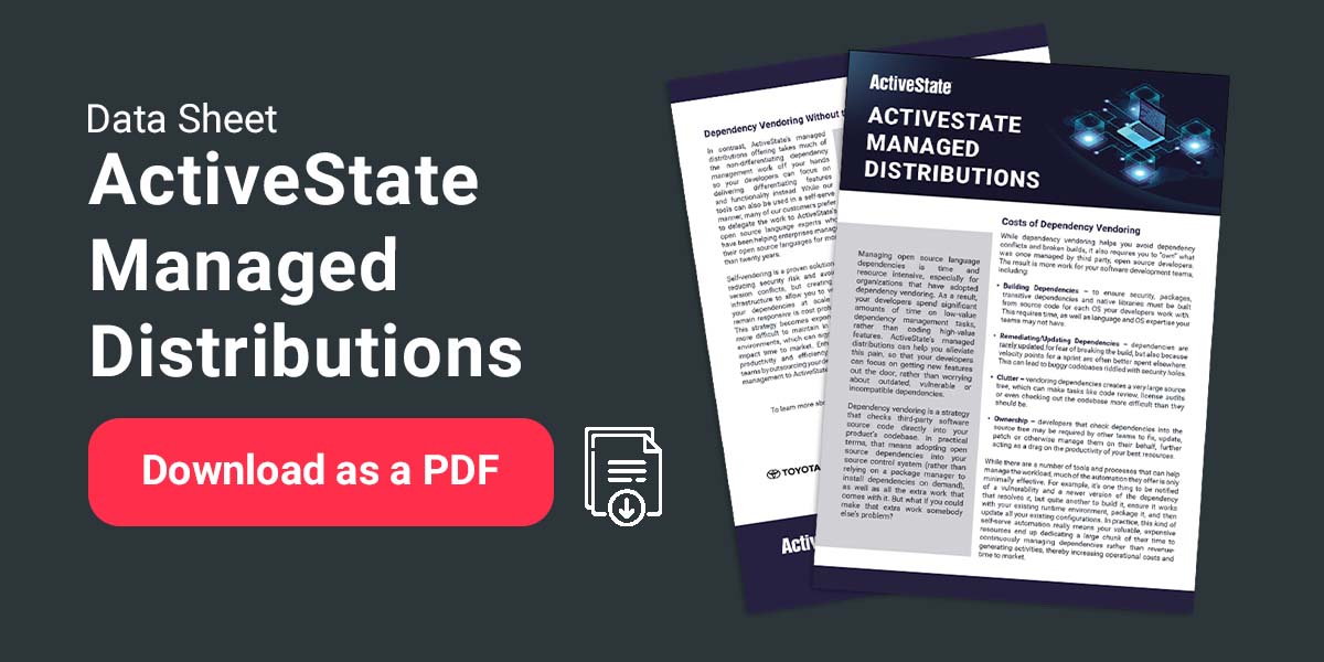 managed distributions Cover