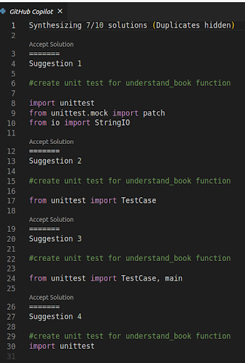 CodePilot AI Code Generator - Testing